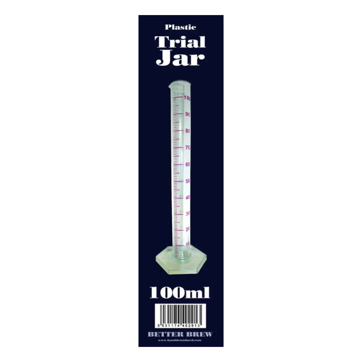 Plastic Hydrometer Jar 100ml - Boxed | The Home Brew Shop | 40291