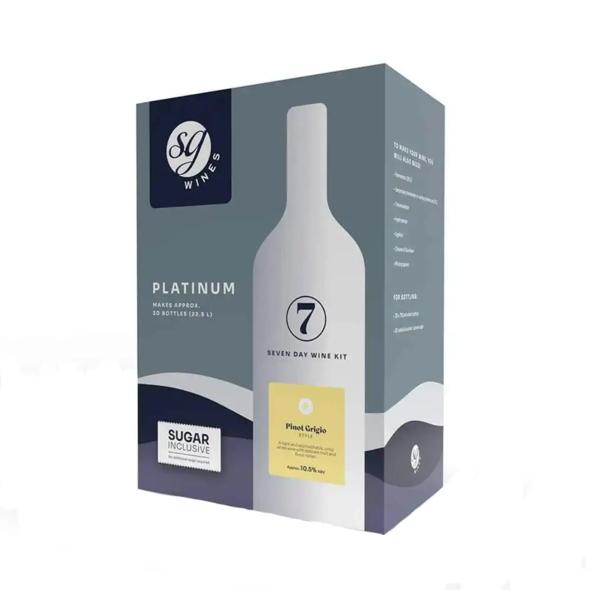 Pinot Grigio Wine Kit - Platinum - SG Wines | The Home Brew Shop | 1053