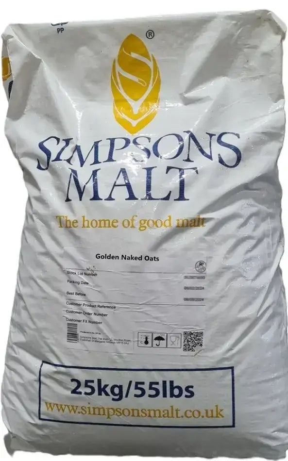 Simpsons Golden Naked Oats 25kg - Simpsons The Home Brew Shop 20360