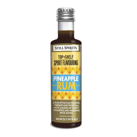 Pineapple Rum Flavouring by Still Spirits, 50ml bottle of vibrant tropical rum flavoring.