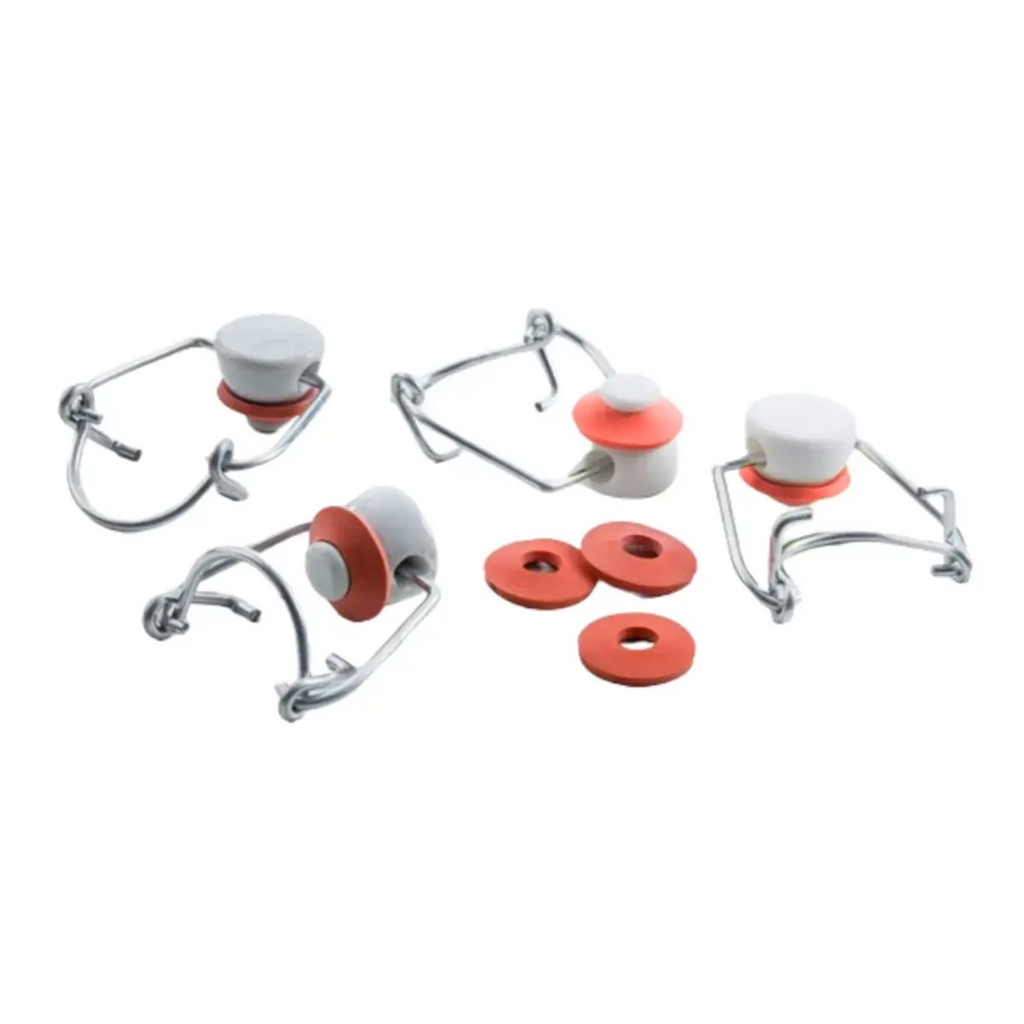 Swing Top Plastic Stoppers - 12 Pack of Replacement Stoppers