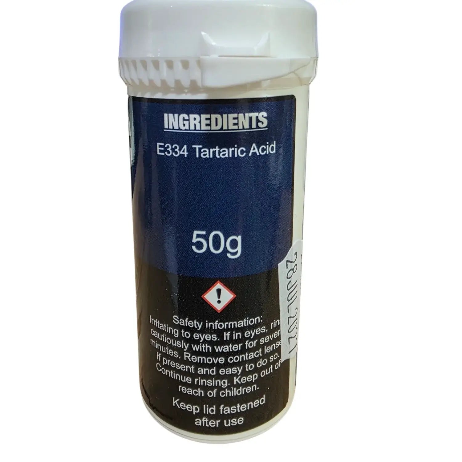 Tartaric Acid 50g Harris Homecraft E334 Ingredients