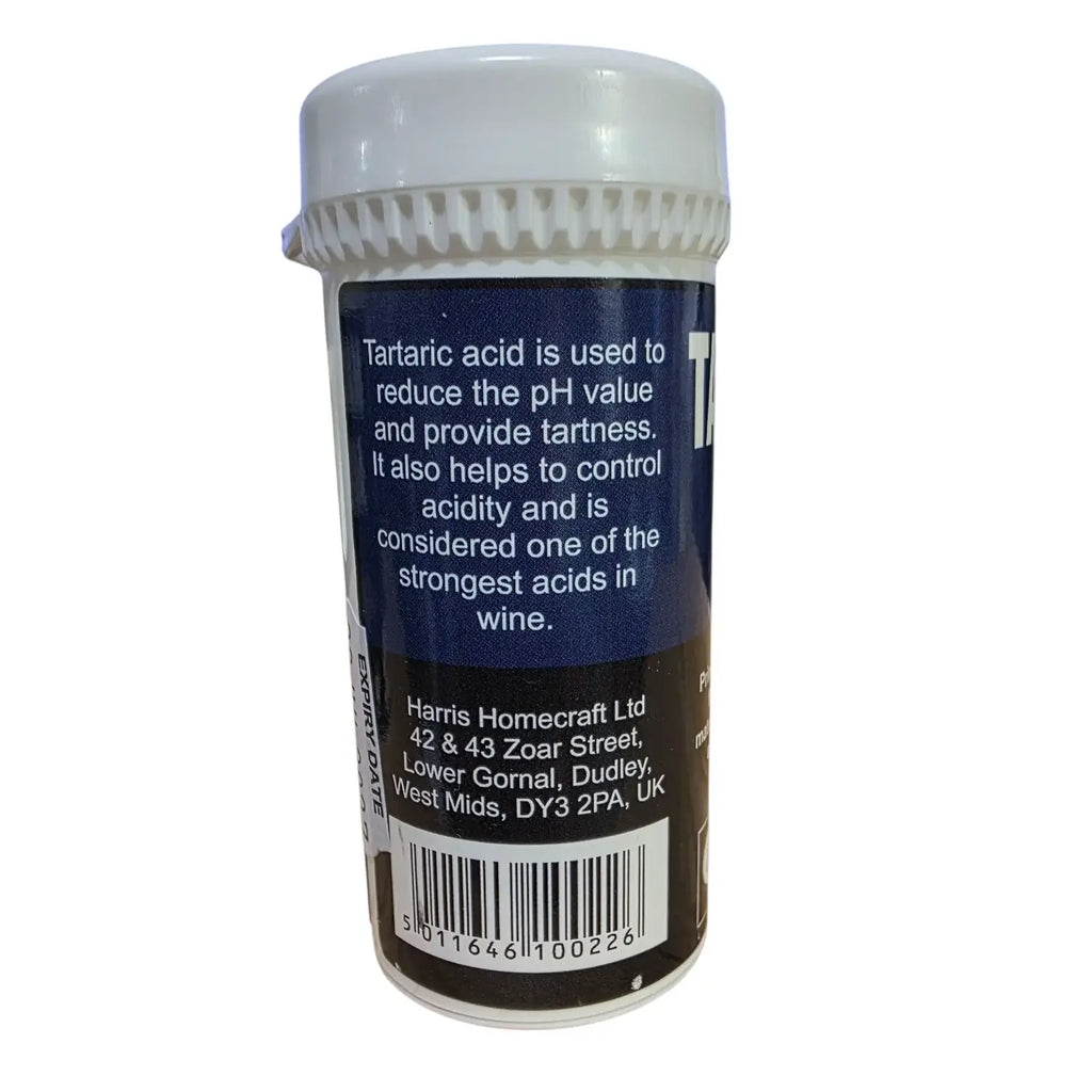 Tartaric Acid 50g Harris Homecraft Side Pot