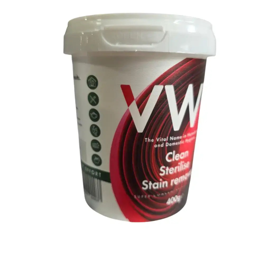VWP Cleaner & Steriliser 400g other  Side of Pot