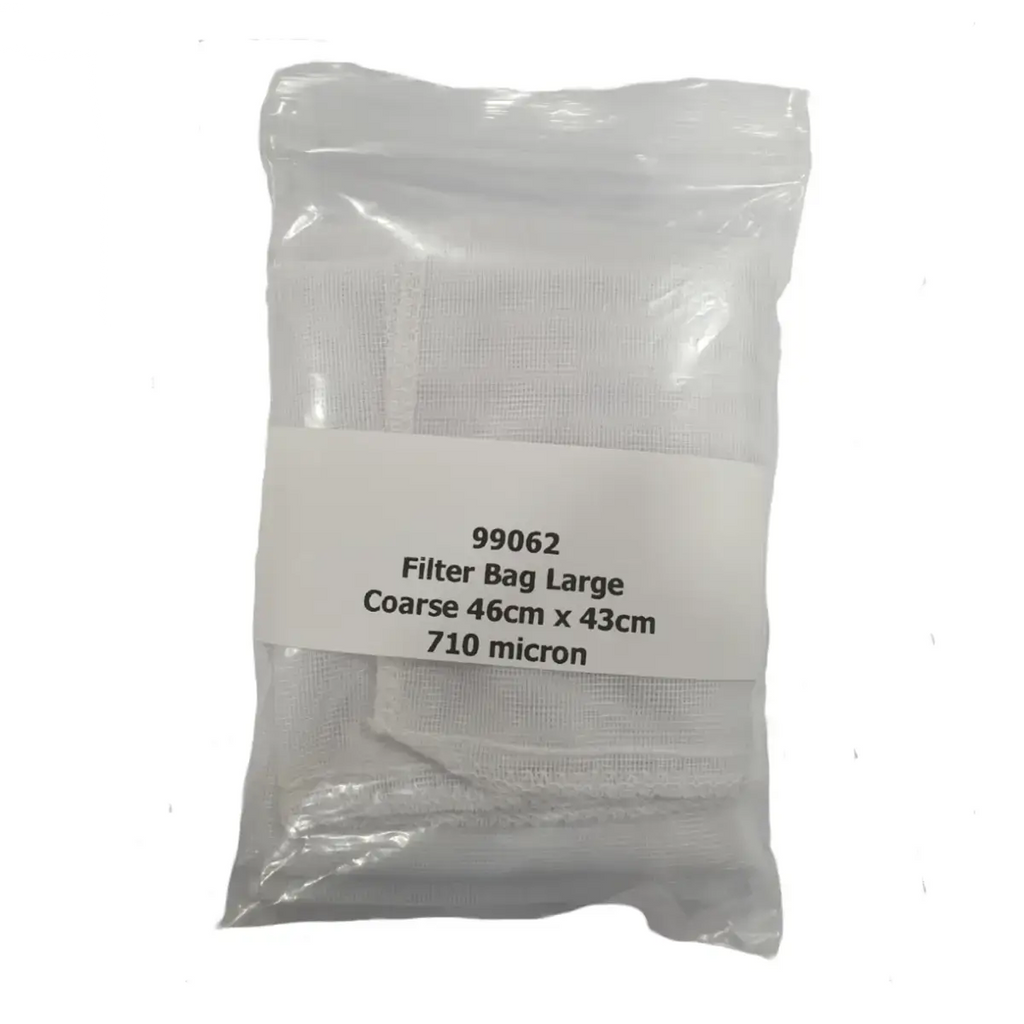 Vigo 46 x 43cm Coarse Straining Large Bag packaged in a clear bag for filtration use in fruit presses.