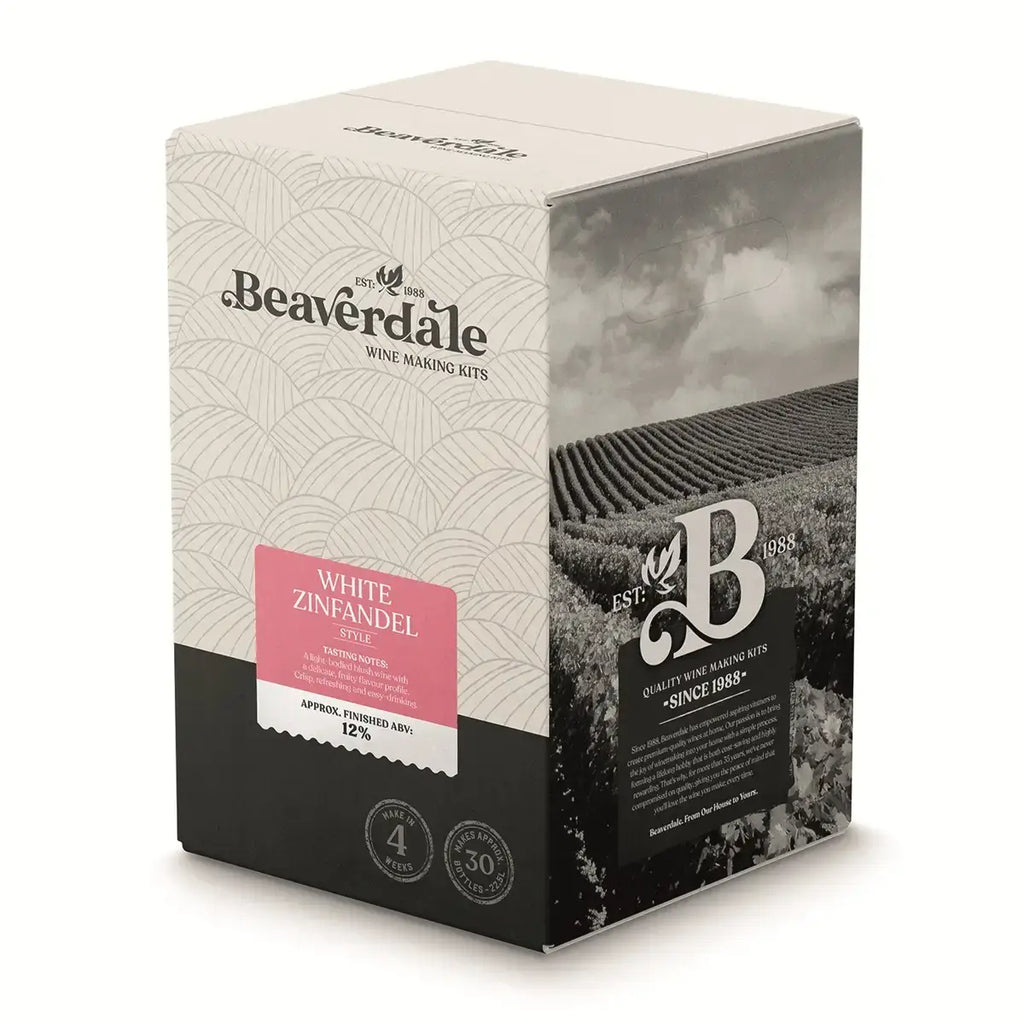 White Zinfandel (Blush Wine) Kit Beaverdale 30 Bottle