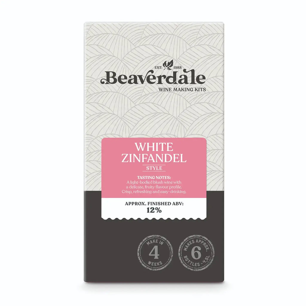 White Zinfandel Style Wine Kit 6 Bottles Beaverdale