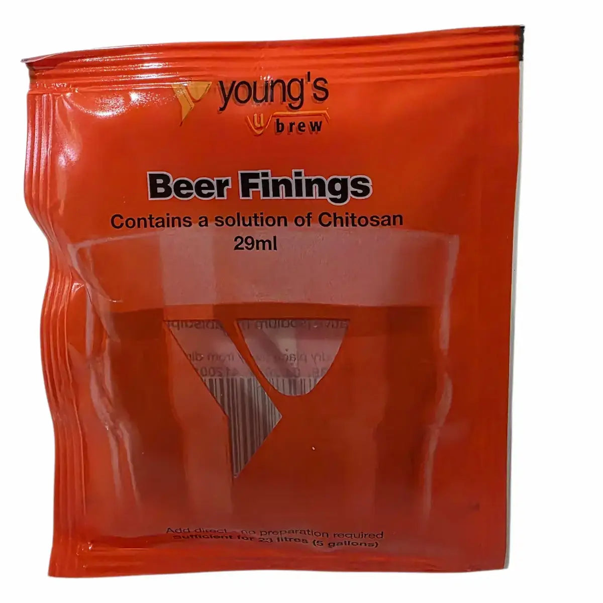 Youngs Beer Finings 29mm sachet front packet