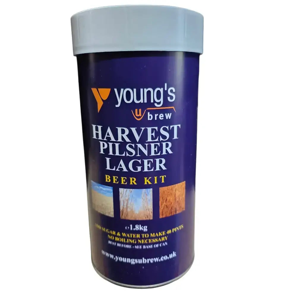 Pilsner Lager Beer Kit from Youngs Harvest