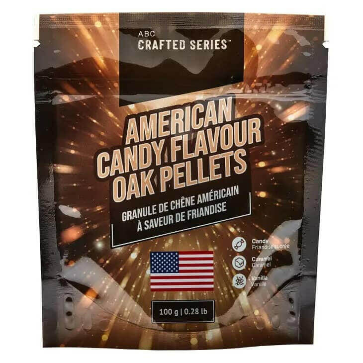 ABC American Candy Flavour Oak Pellets 100g | The Home Brew Shop | 17350