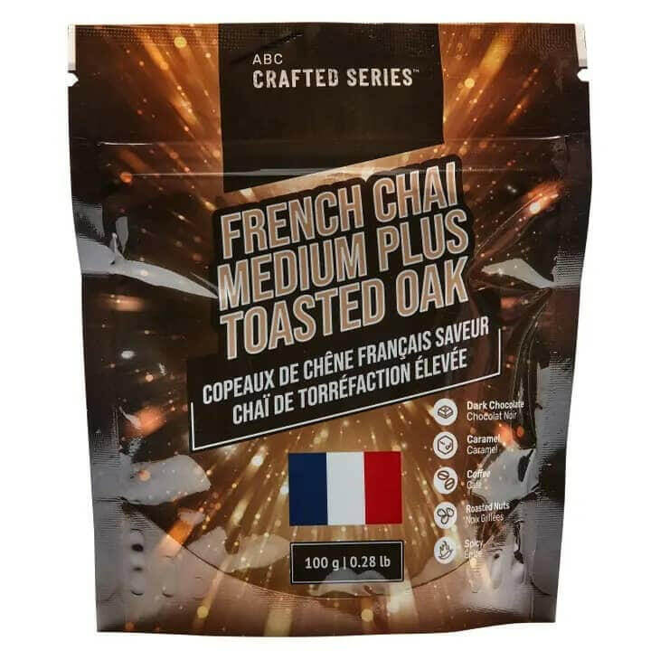 ABC French Chai Medium Plus Toasted Oak Chips 100g | The Home Brew Shop | 17354