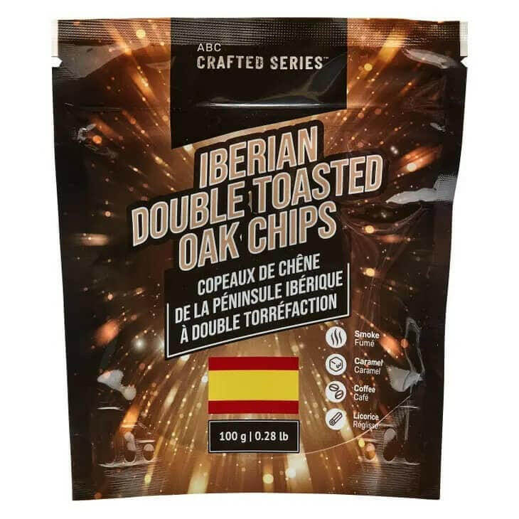 ABC Iberian Double Toasted Oak Chips 100g | The Home Brew Shop | 17359