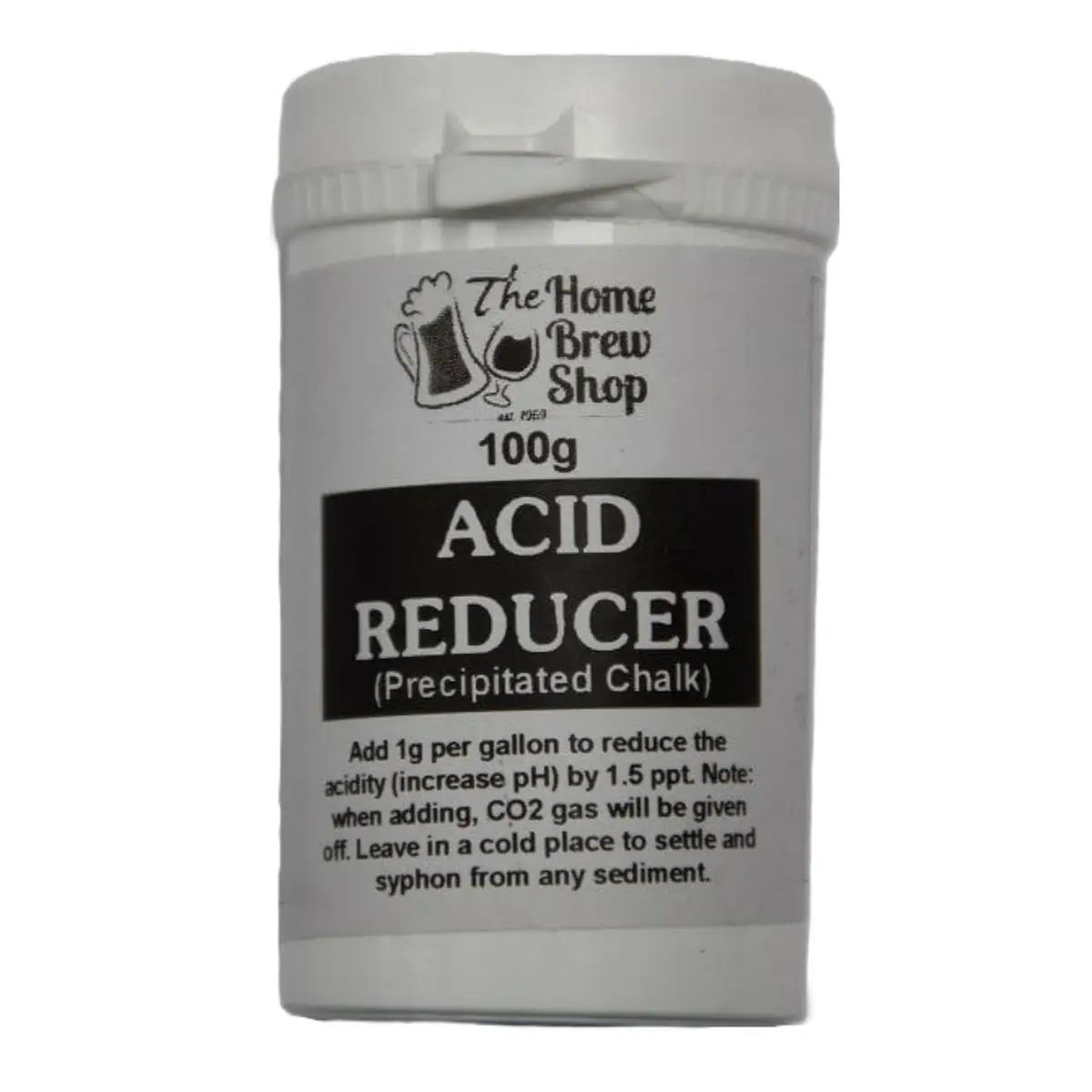 Precipitated Chalk 100g (Calcium Carbonate) | The Home Brew Shop | 101354
