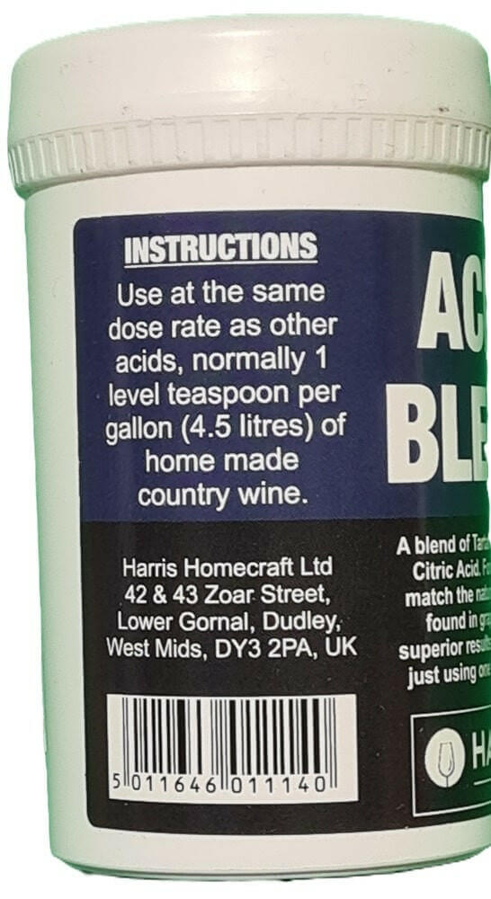 Acid Blend 100g | Harris HomeCraft | The Home Brew Shop | 30460