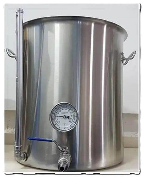 56 Ltr Stainless Steel Gas Boiler with Fittings | The Home Brew Shop | 12299