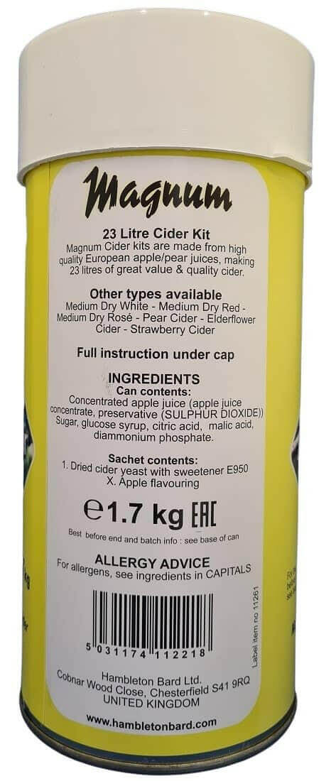 Magnum Cider Starter Kit 5 Gallon - Barrel | The Home Brew Shop | 17697