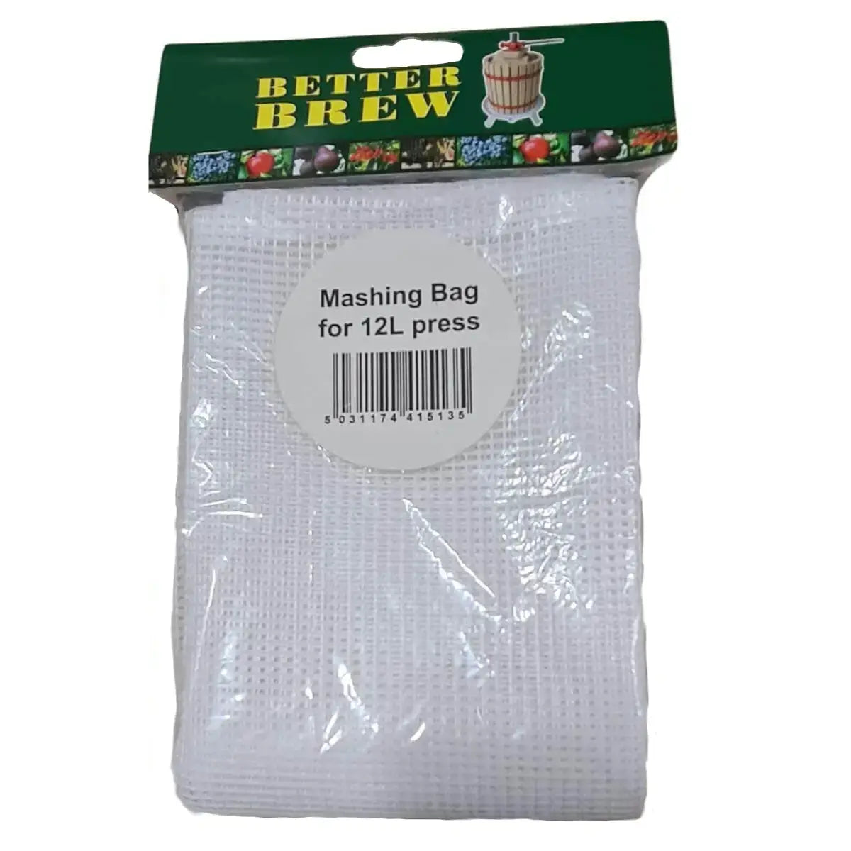 Press Bag 12 litre Size - Better Brew durable mesh bag for efficient juice extraction in 12L press.