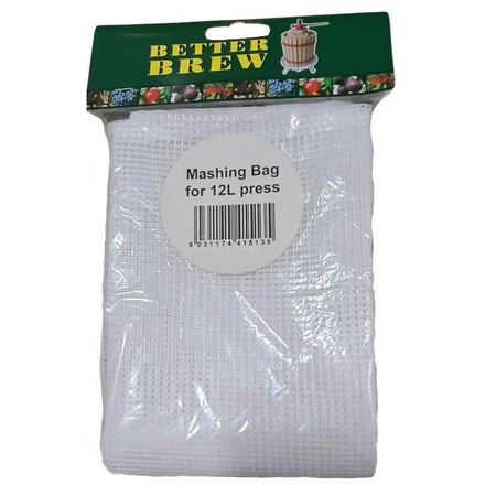 Press Bag 12 litre Size - Better Brew durable mesh bag for efficient juice extraction in 12L press.