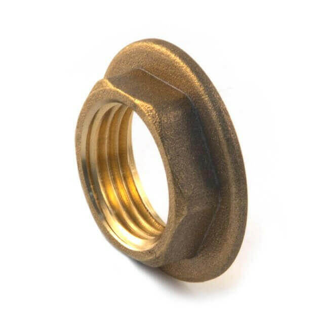 Brass Flanged Nut 1/2" | The Home Brew Shop | 582511
