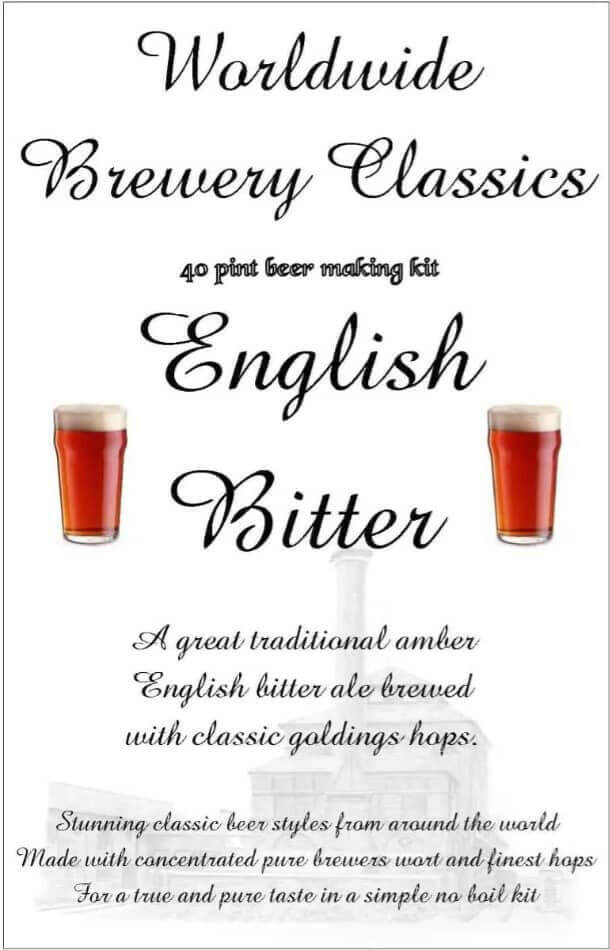 Brewery Classics English Bitter Beer Kit | The Home Brew Shop | 150074