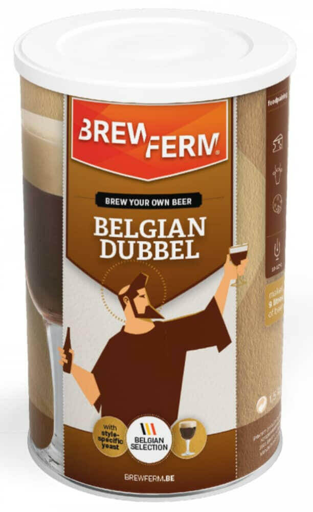 BrewFerm Belgian Dubbel - Abbey Beer 9ltr Beer Kit | The Home Brew Shop | 100595- 0560771