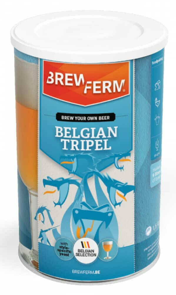 BrewFerm Belgian Tripel 9ltr Beer Kit | The Home Brew Shop | 100603 - 0560862