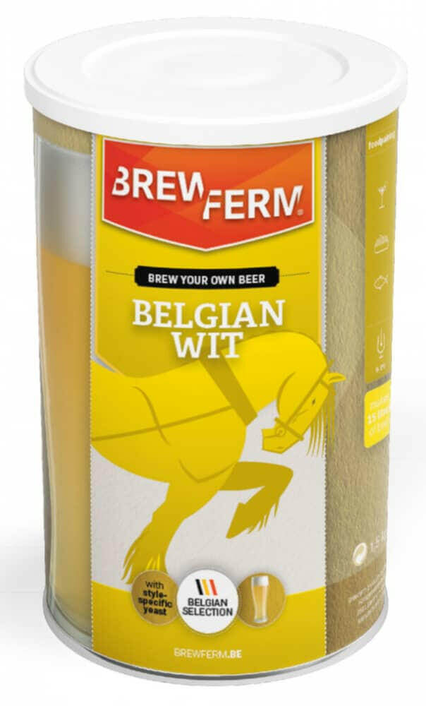 BrewFerm Belgian Wit - Wheat Beer 15ltr Beer Kit | The Home Brew Shop | 101208