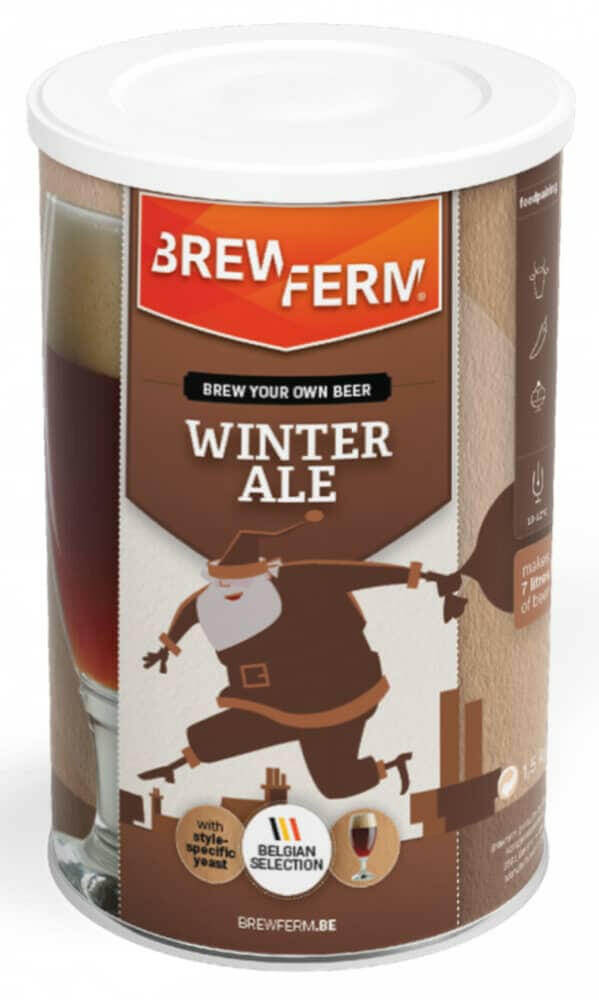BrewFerm Winter Ale - Christmas Beer 7 ltr Beer Kit BBE 06/25 | The Home Brew Shop | 100597