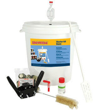 Brewferm "BASIC " Bottling Home Brew Starter kit for use with Glass Bottles - Equipment Only | The Home Brew Shop | Start6