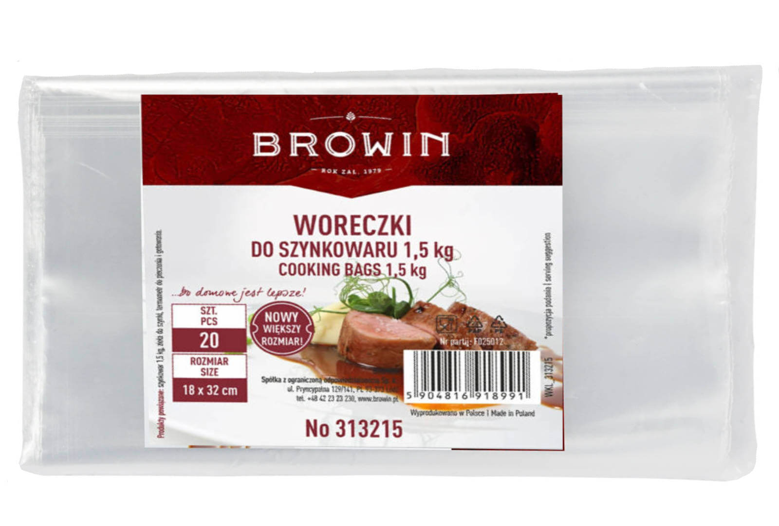 Cooking bags for 1.5kg Press Ham Maker 20 Pack | The Home Brew Shop | 313215