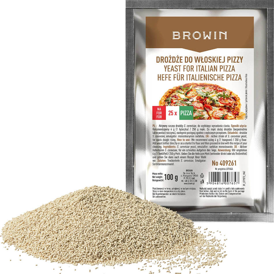 Browin Dried Pizza Yeast 100g | The Home Brew Shop | 409261