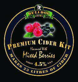 Bulldog Brews Mixed Berry Cider Kit | The Home Brew Shop | 23204