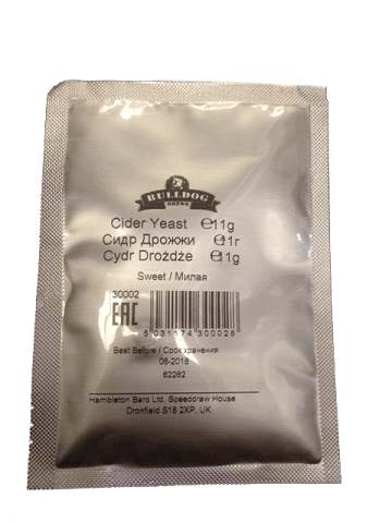 Bulldog Sweet Cider Yeast | The Home Brew Shop | 30002