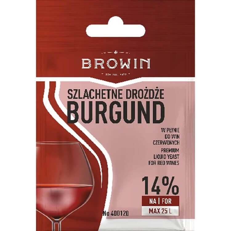 Burgund Liquid Winemaking Yeast - Browin | The Home Brew Shop | 400120