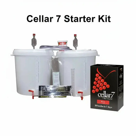 Cellar 7 Wine Making Starter Kit - 30 Bottles
