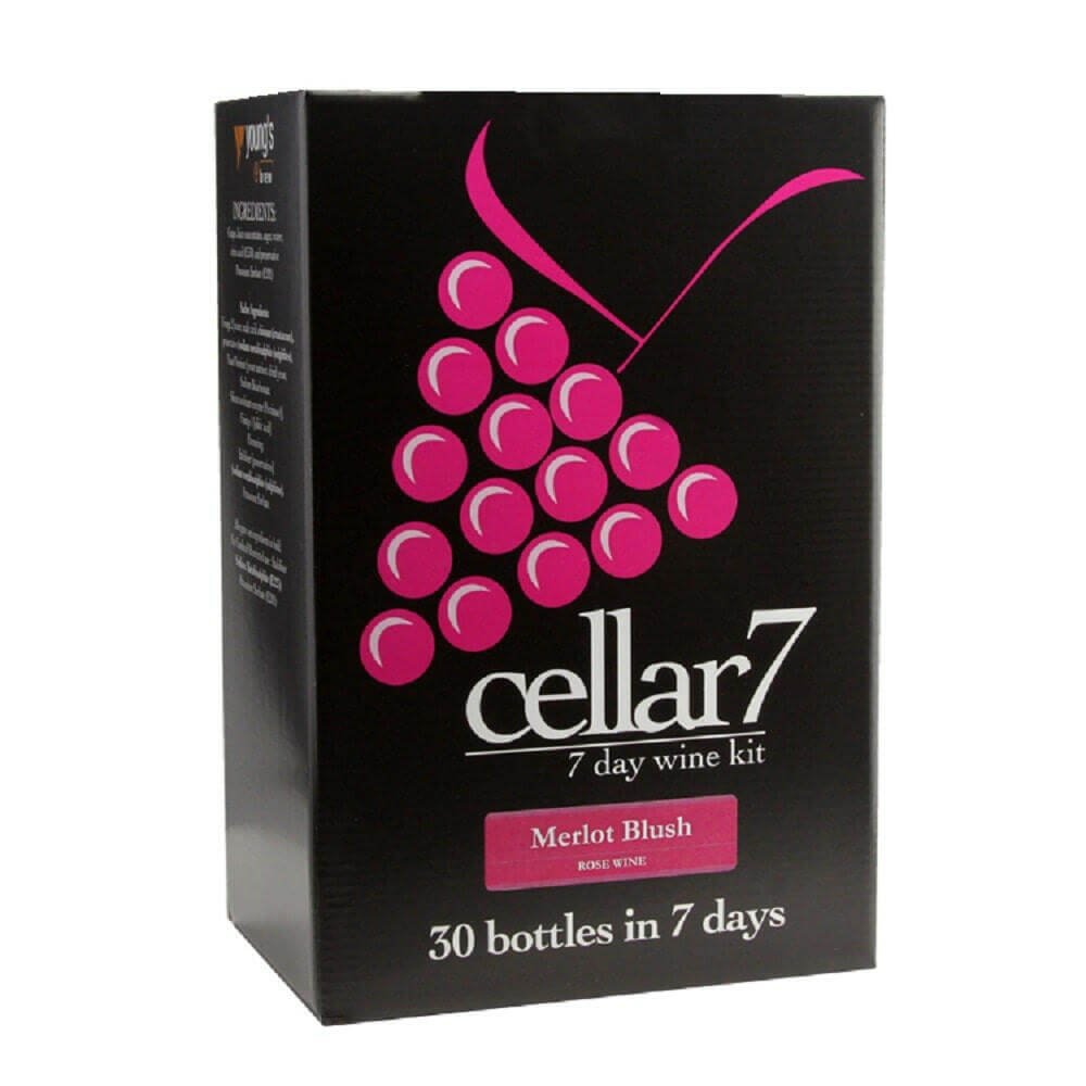 Cellar 7 Merlot Blush (Rose) Wine Kit | The Home Brew Shop | 178600
