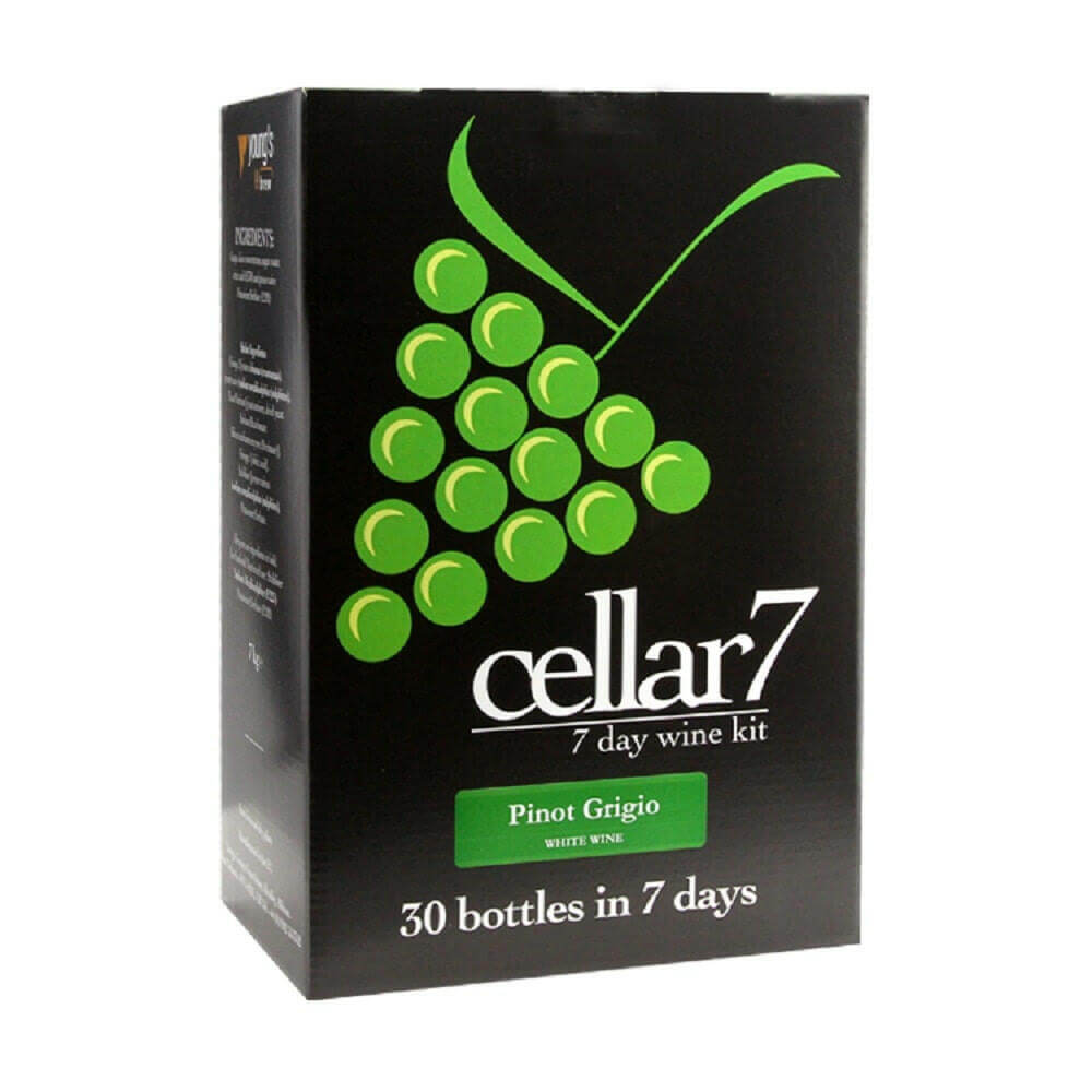 Cellar 7 Pinot Grigio Wine Kit | The Home Brew Shop | 178300