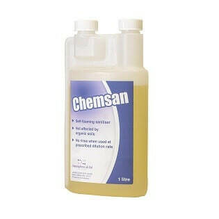 Chemsan 1ltr No Rinse Sanitiser | The Home Brew Shop | 23518