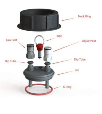 Chubby Pressure Fermenter 30ltr - Keg King - Chubby Fermenter | The Home Brew Shop | 42061