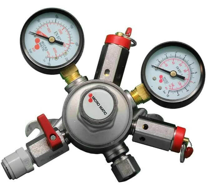 Co2 Regulator - Micro Matic - High Performance PRIMARY 0-7 BAR REG BODY | The Home Brew Shop | 3352