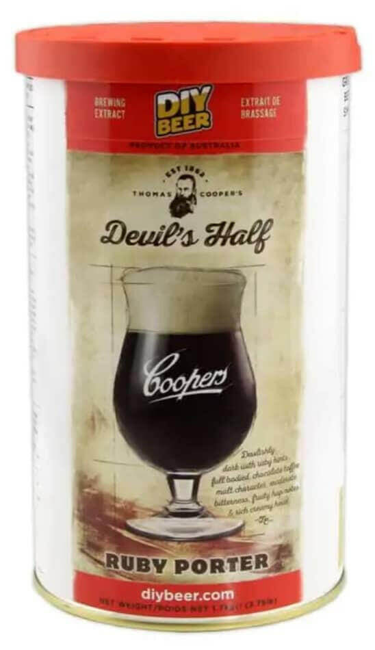 Coopers Devils Half Ruby Porter Beer Kit | The Home Brew Shop | 289723-829