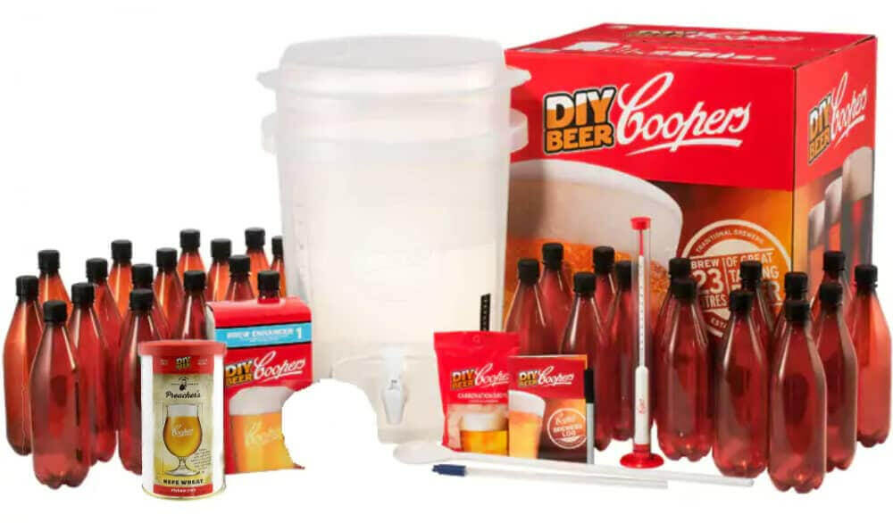 Starter Kit: Coopers DIY Home Brew Coopers Wheat Beer | The Home Brew Shop | 100172..