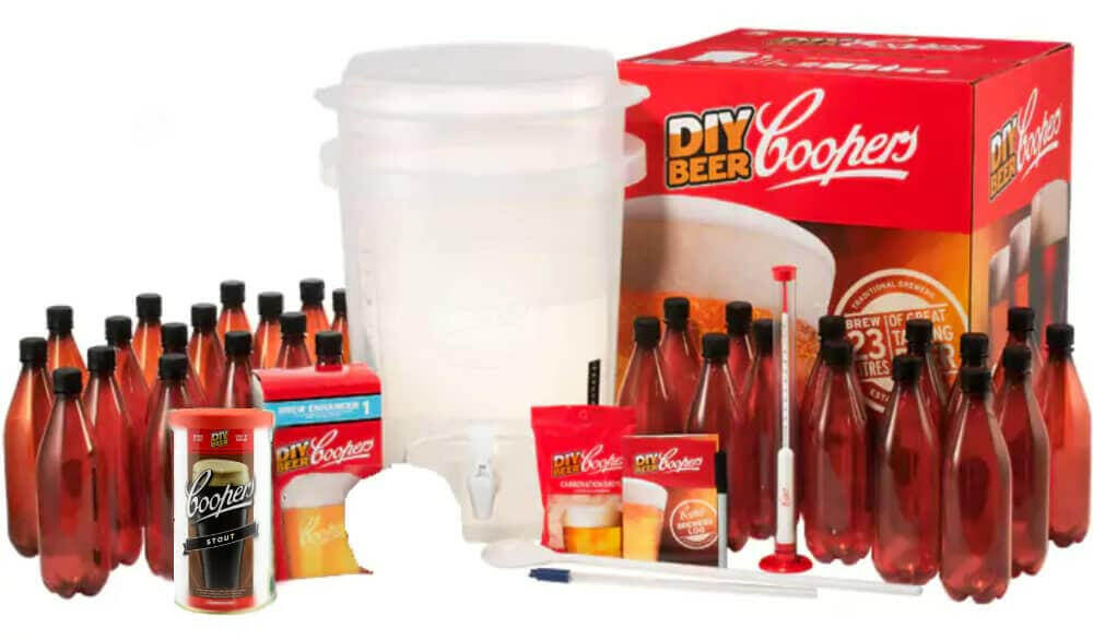 Starter Kit: Coopers Stout Home Brew DIY Beginners Kit | The Home Brew Shop | 100172...