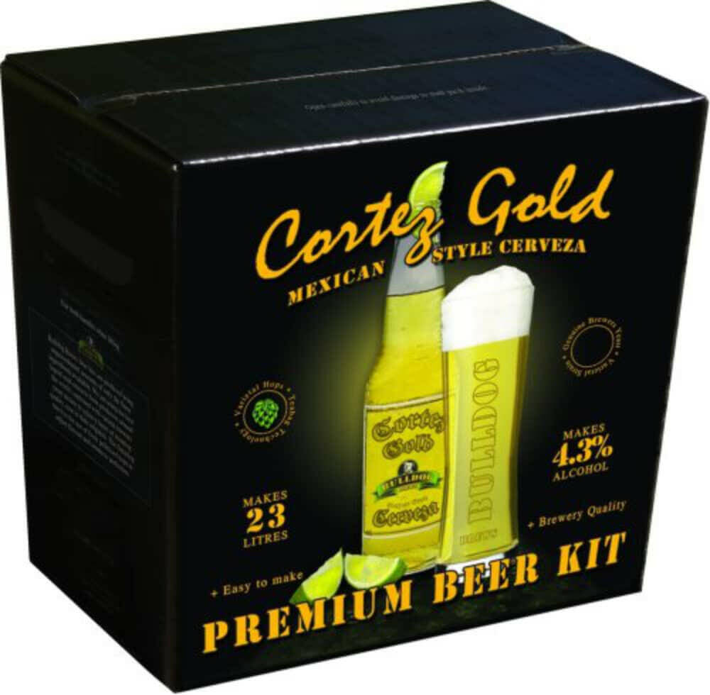 Cortez Gold Mexican Cerveza -Bulldog Beer Kit | The Home Brew Shop | 23004