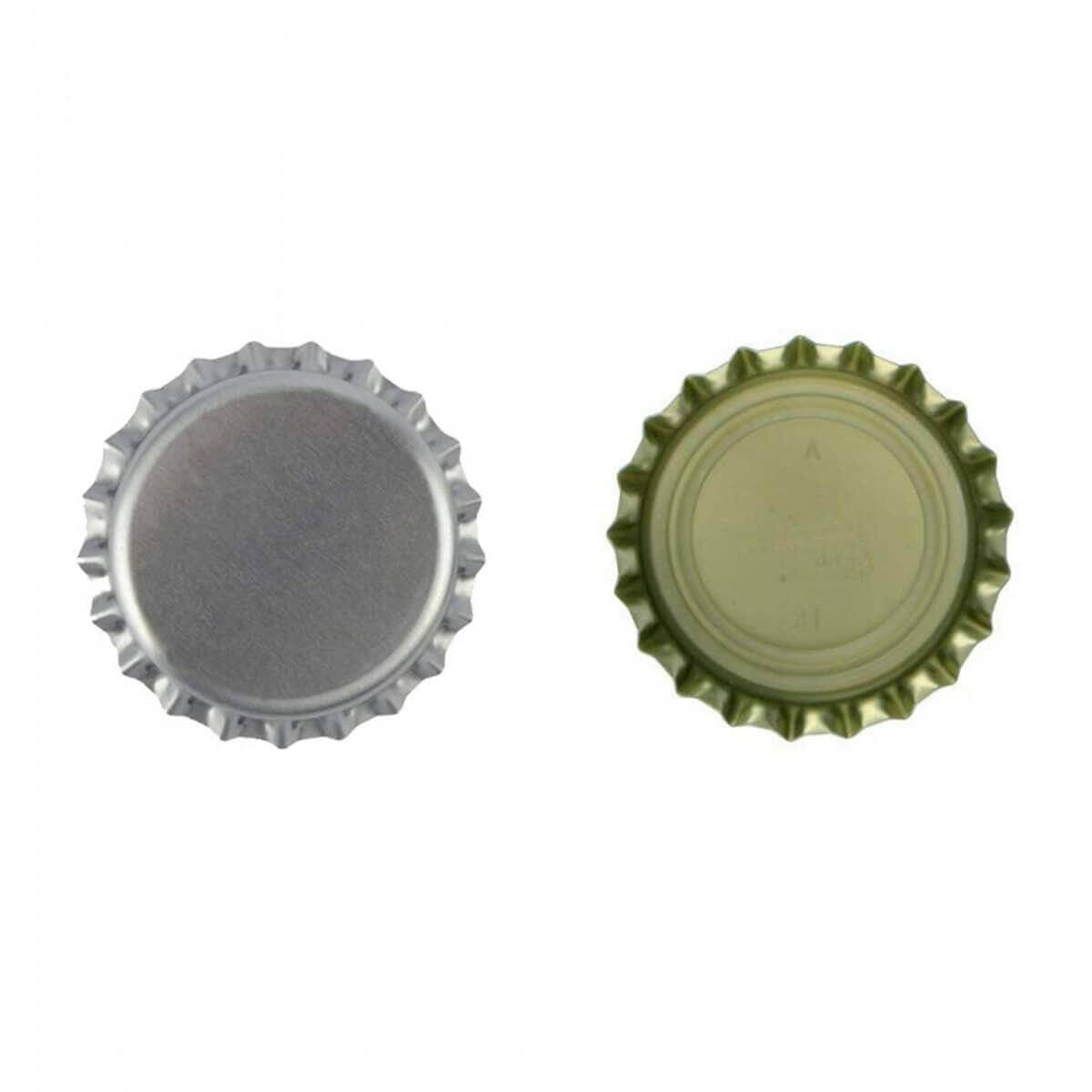 Crown Caps - Silver - 100 pack | The Home Brew Shop | 101993