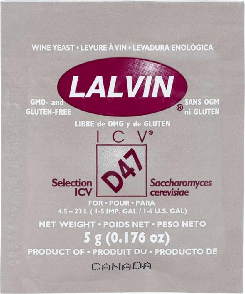 D47 Wine Yeast - Lalvin | The Home Brew Shop | 30043