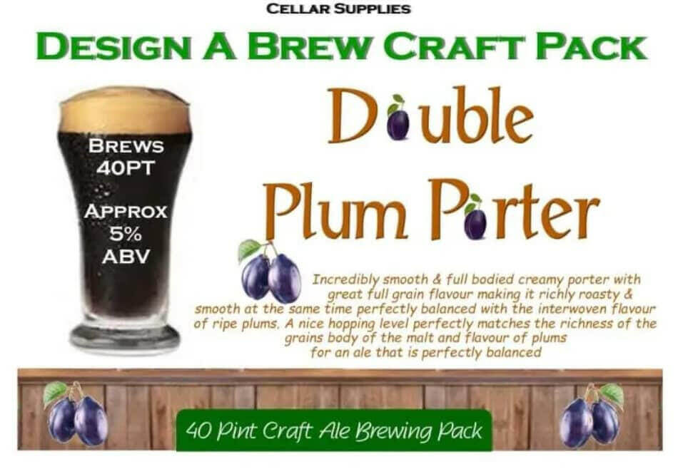 Double Plum Porter Beer Kit | The Home Brew Shop | 500011