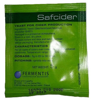 Fermentis Safcider Yeast - AB1 | The Home Brew Shop | 30025
