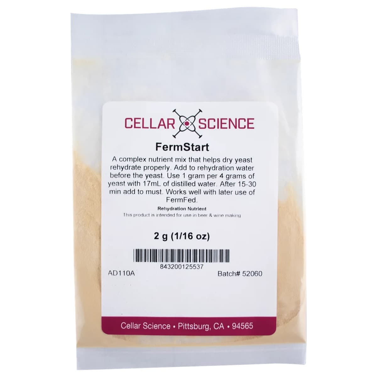 Fermstart - Yeast Rehydration Nutrient | Cellar Science | The Home Brew Shop | 145427