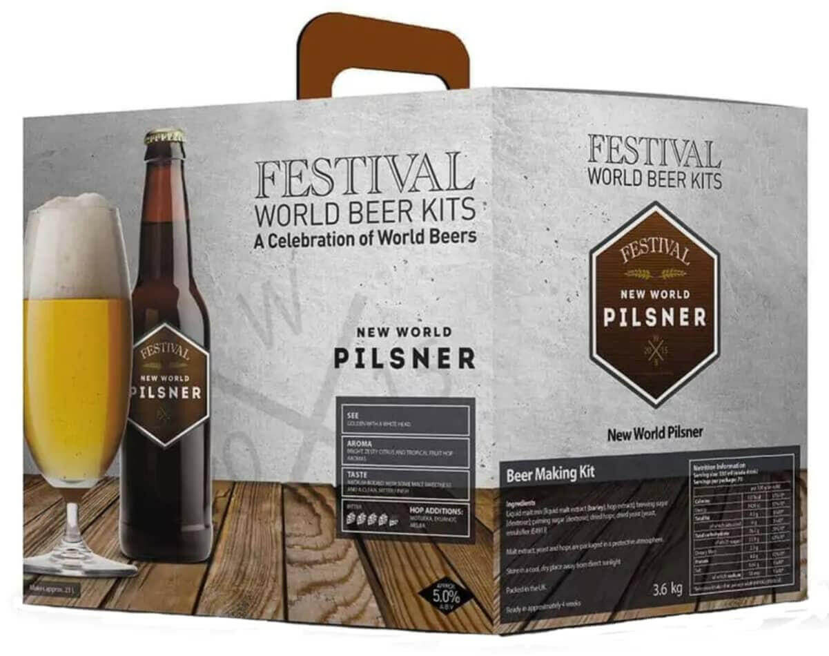 Festival New World Pilsner Beer Kit | The Home Brew Shop | 1293